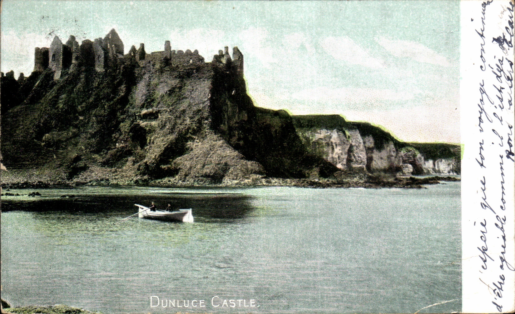 Castillo de Dunluce de la POSTAL de la VENDIMIA