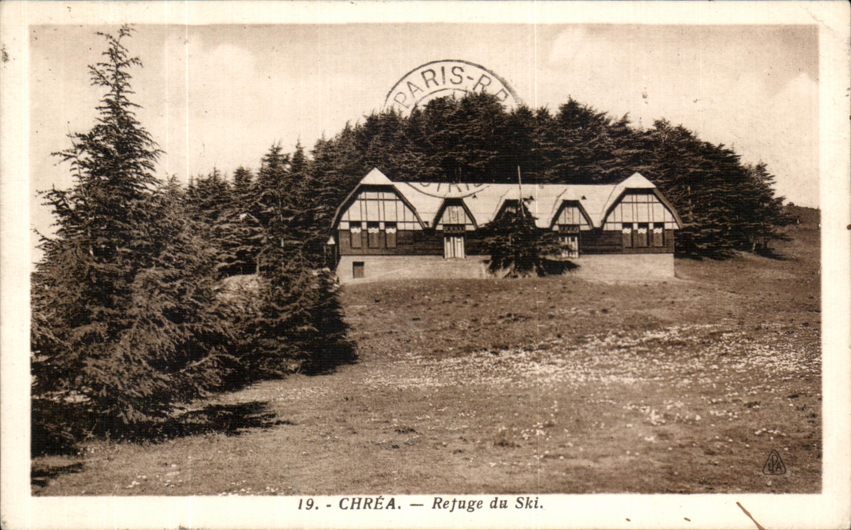 CPA Chrea Refuge du Ski Algerie 