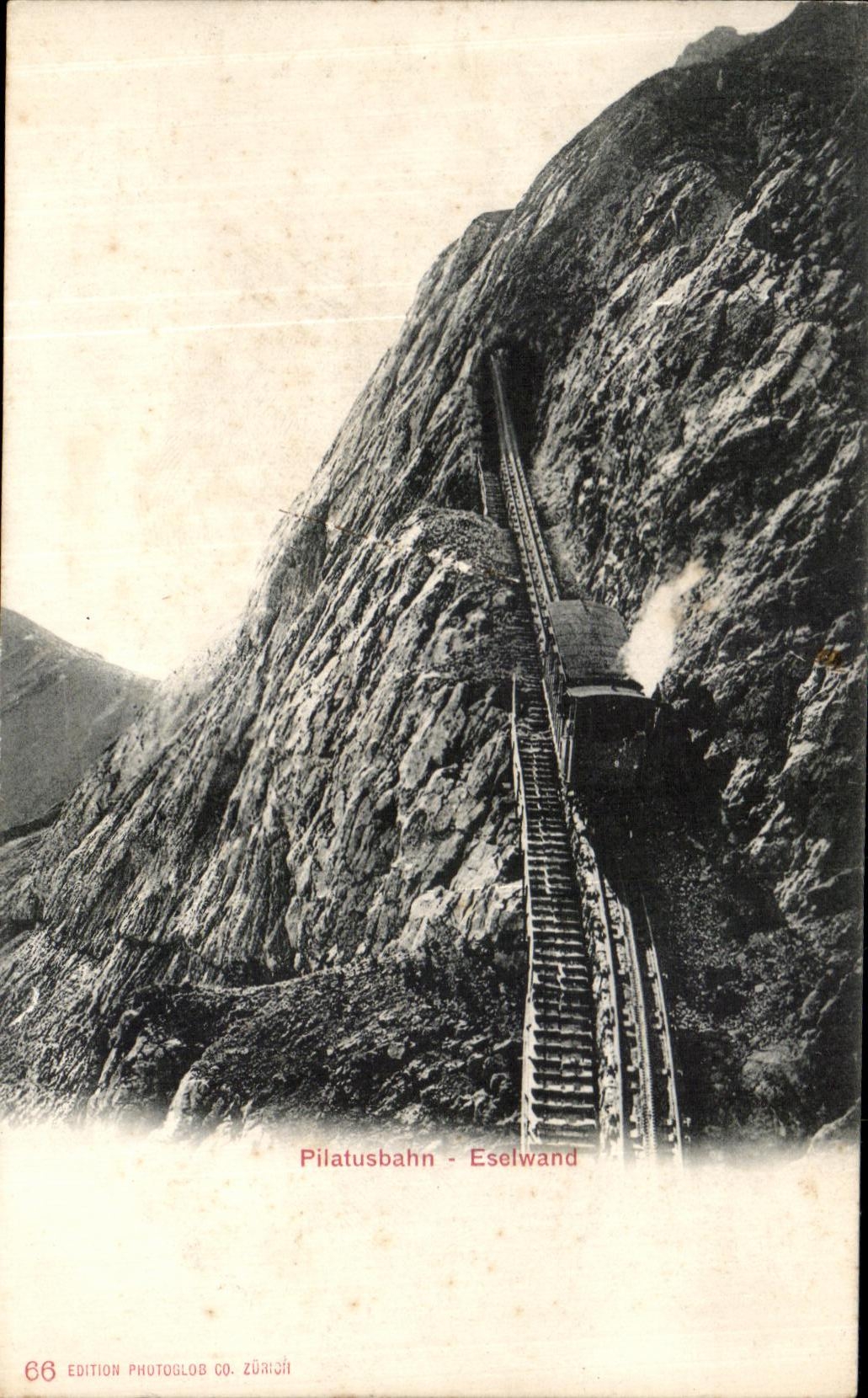 CPA Pilatusbahn Eselwand Train 