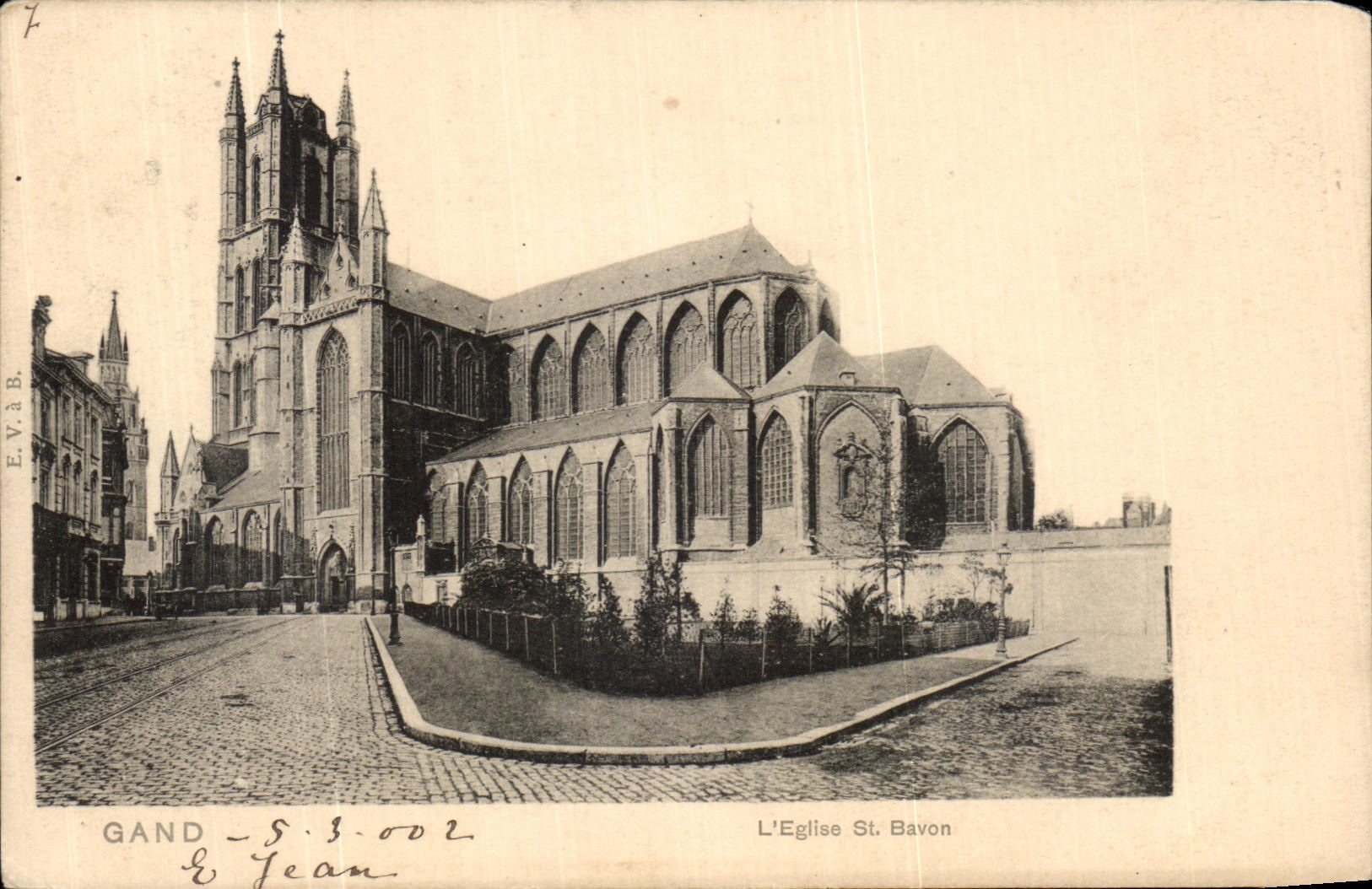 CPA Gand L Eglise St Bavon 
