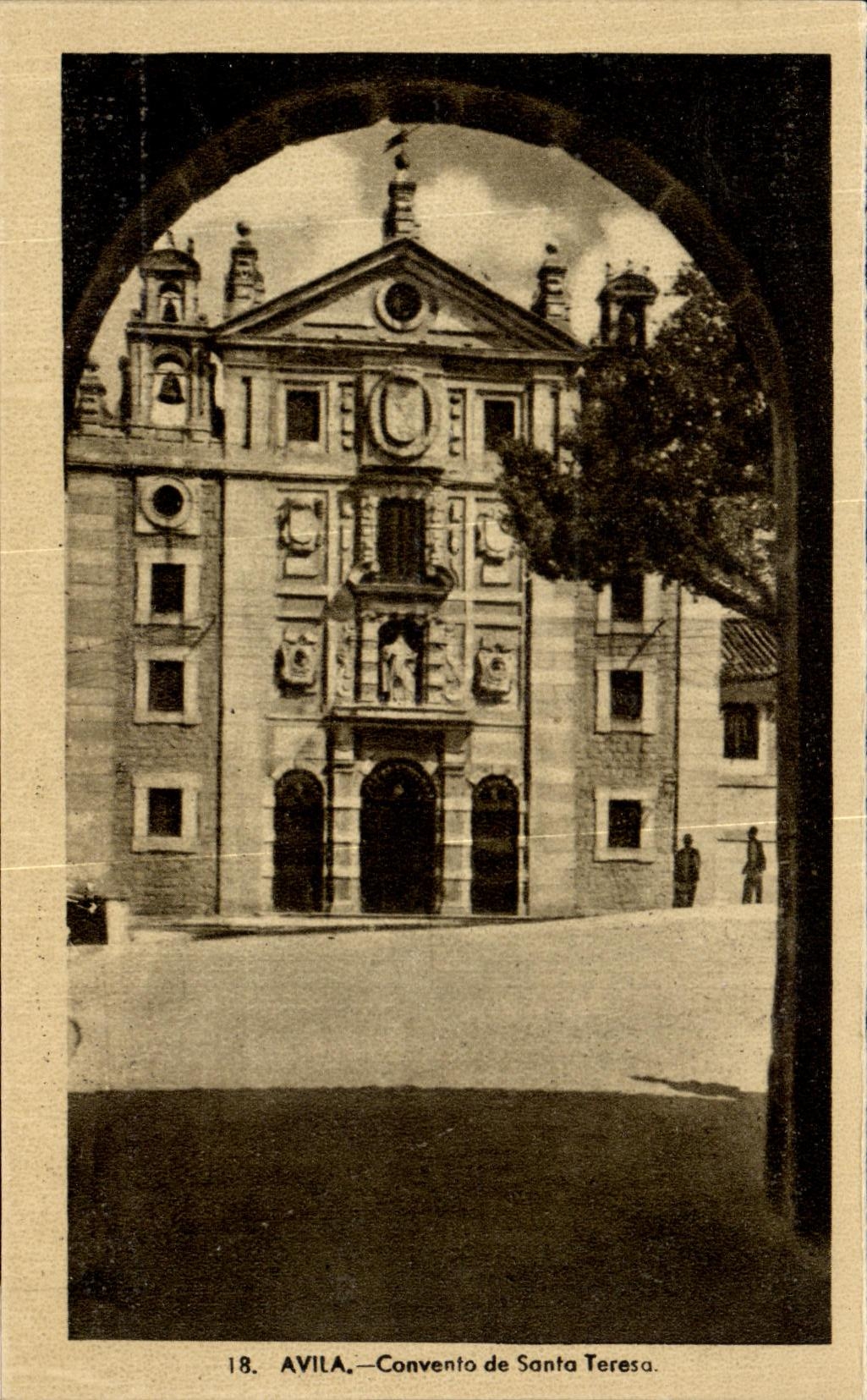 VINTAGE POSTCARD Avila Convento de Santa Teresa