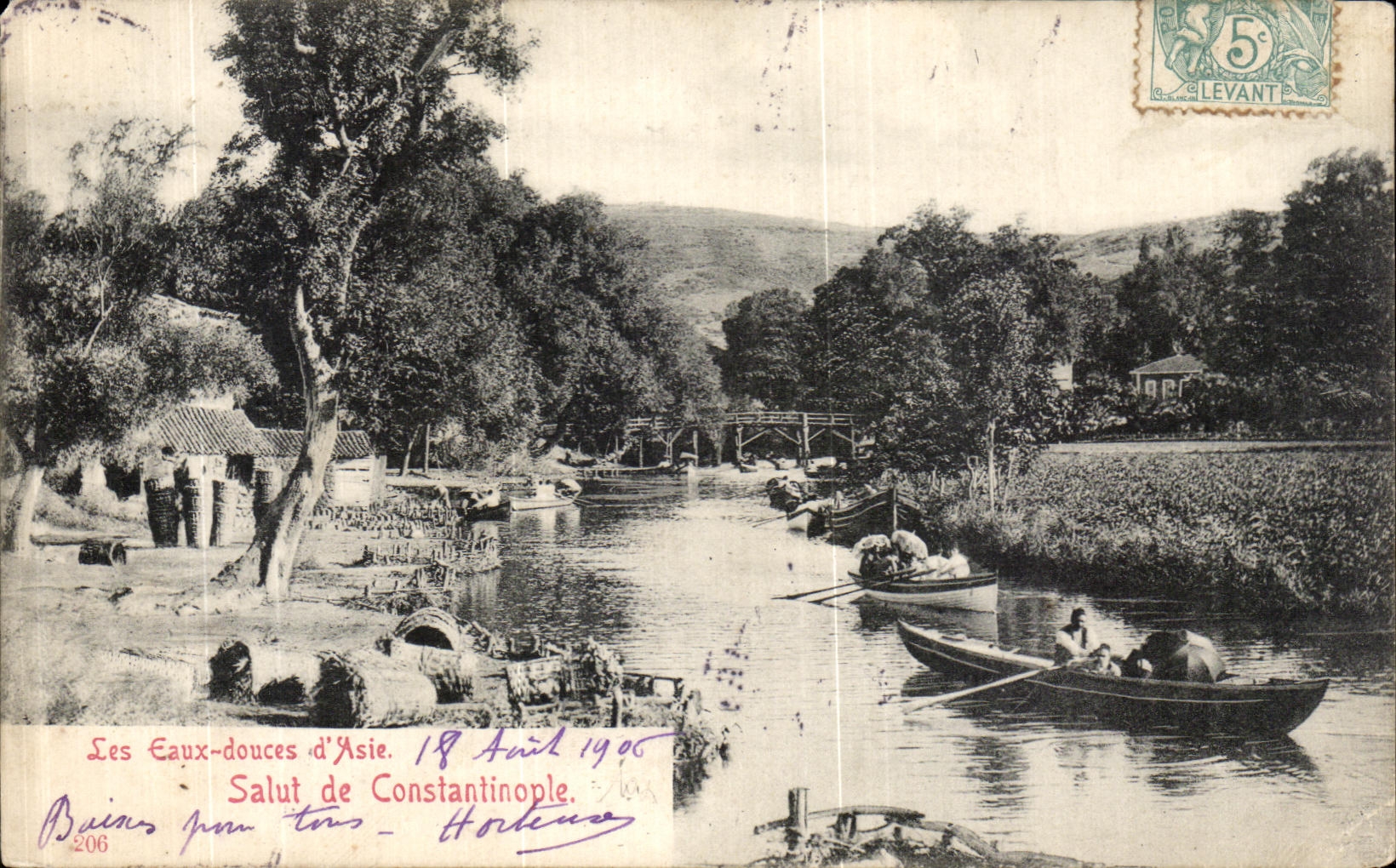 CPA Les Eaux d Asie Salut de Constantinople Turquie