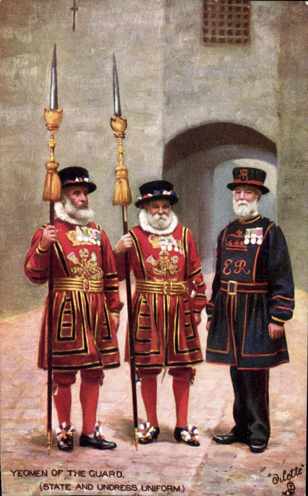 Terratenientes de la POSTAL de la VENDIMIA del protector Militaria