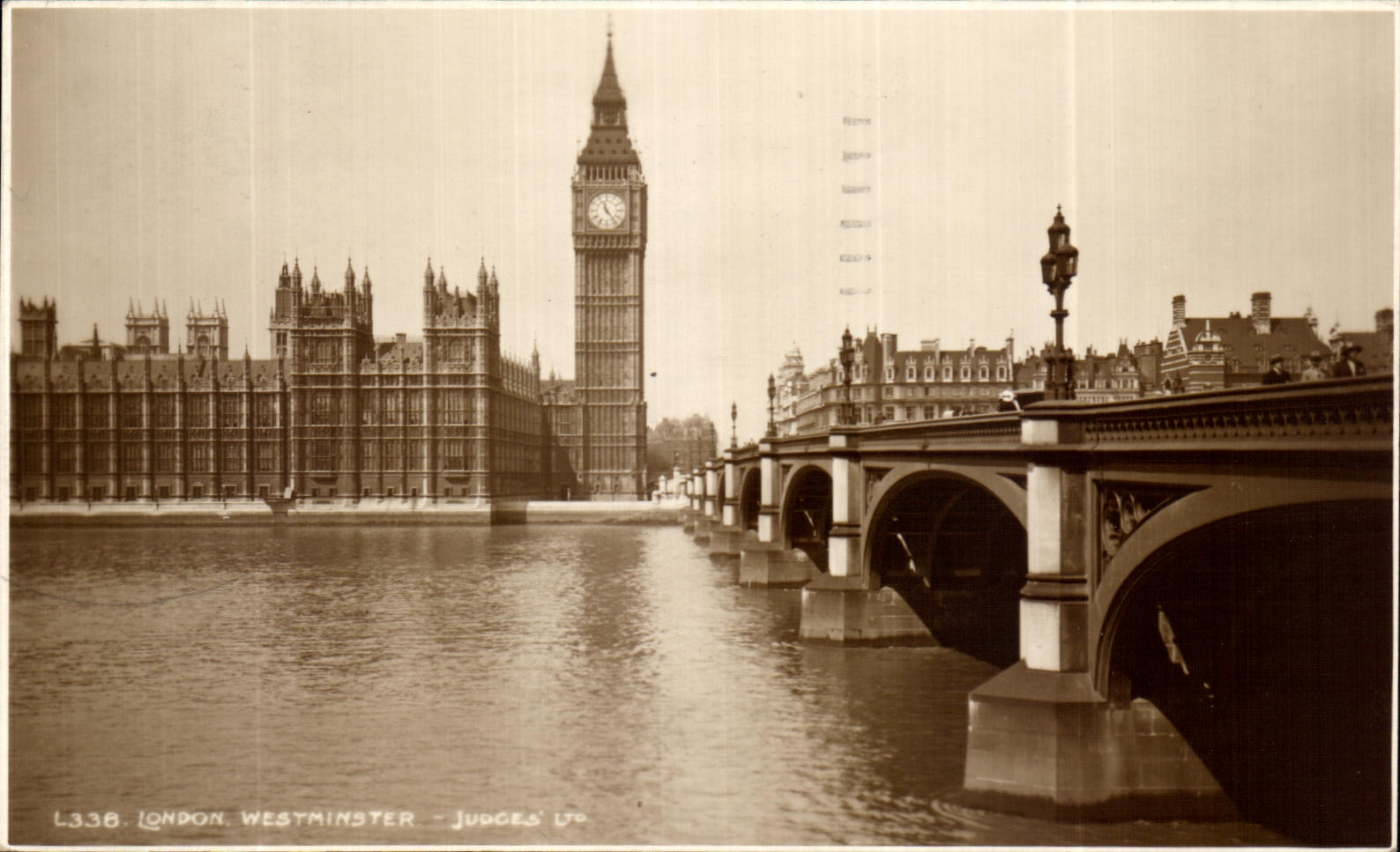 VINTAGE POSTCARD London Westhimster