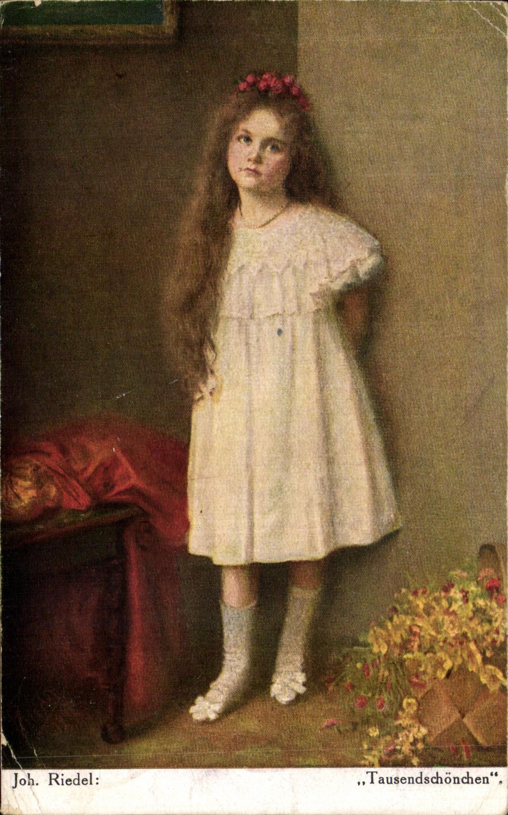 VINTAGE POSTCARD Joh Riedel Tausedenschonchen