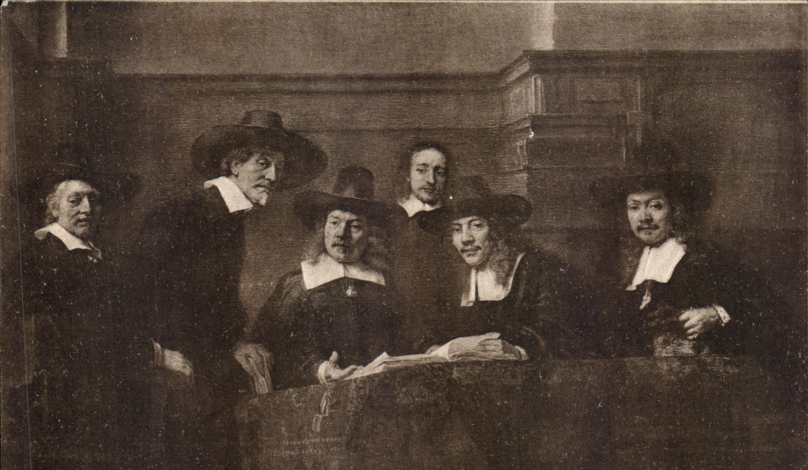 CPA Rijksmuseum Amsterdam Rembrandt van Rijn Les syndics des drapiers