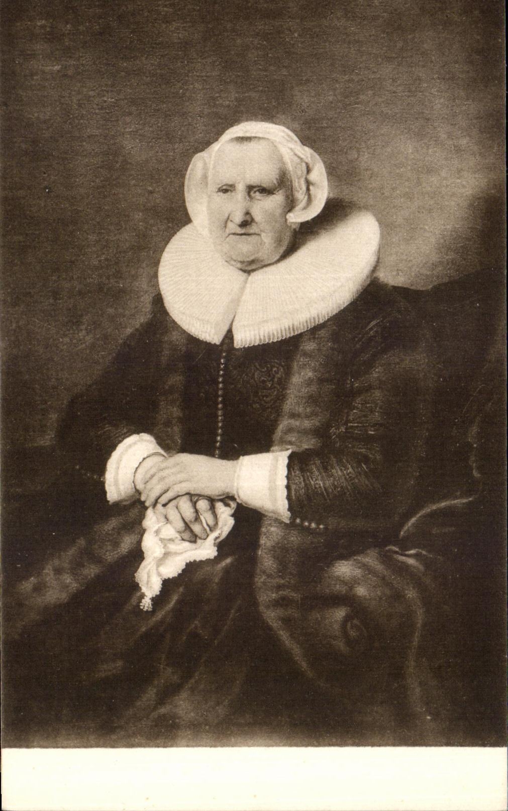 CPA Rijks Museum Amsterdam Rembrandt van Rijn Elisabeth Jacobsd Bas