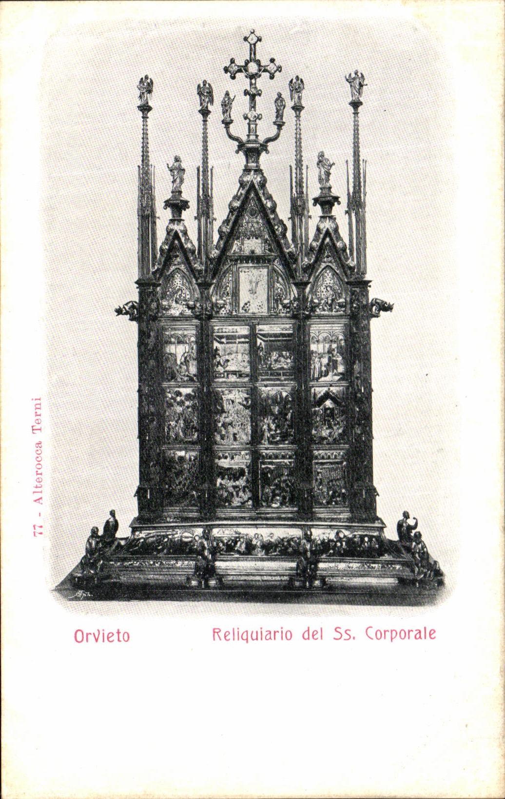 POSTAL Ovieto Reliquiario de la VENDIMIA de S corporativo