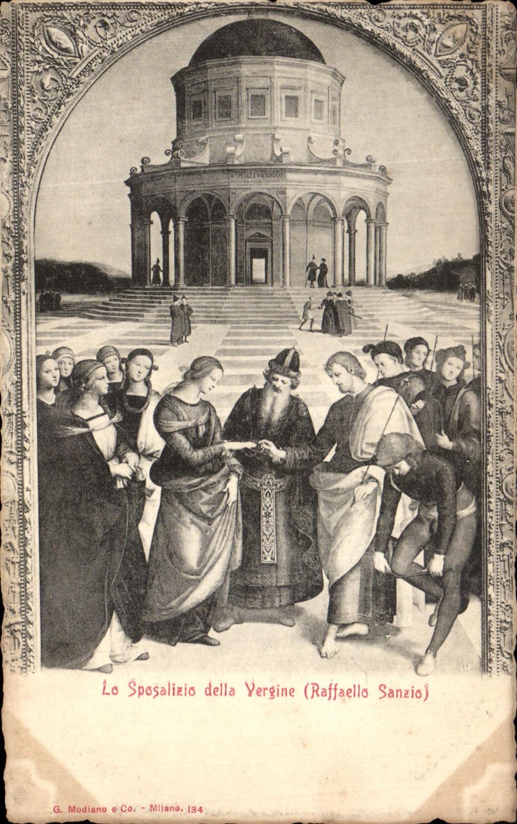 CPA La Sposalizo della Vergine Raffaello Sanzio 