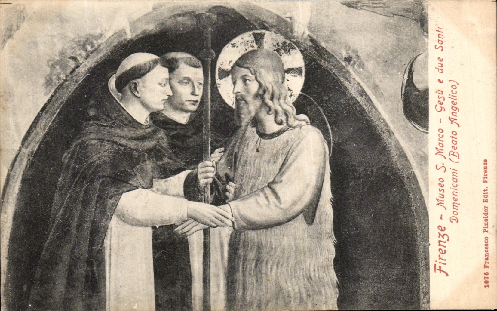 Museo S Marco S Pedro Gesu E Santi debido Domenicani de Firenze de la POSTAL de la VENDIMIA