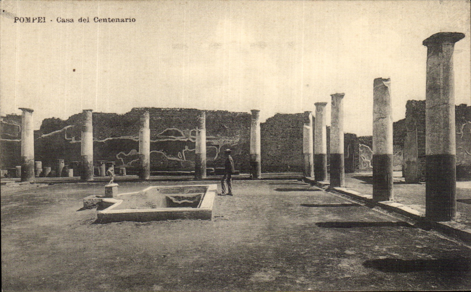 VINTAGE POSTCARD Pompei Put del Centenario