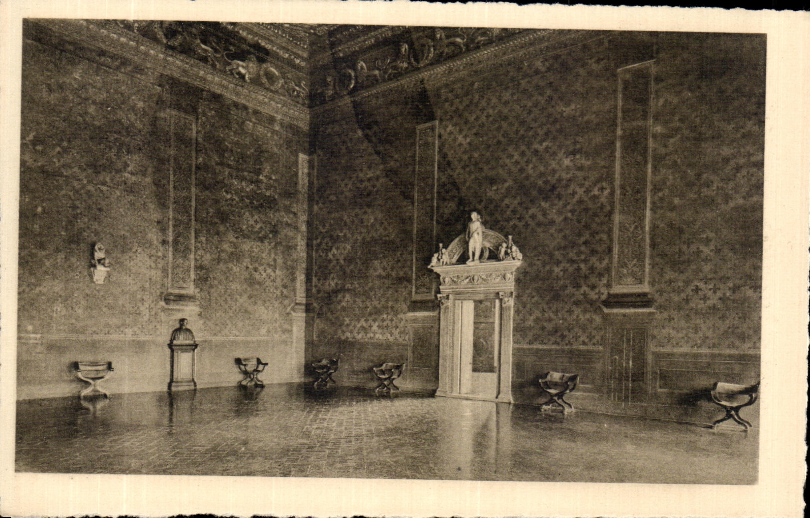 Grande Salted de Firenze Palazzo Vecchio de la POSTAL de la VENDIMIA