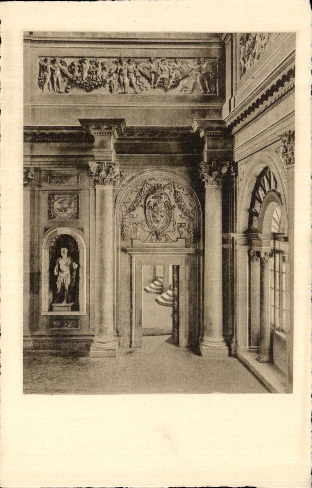 POSTAL Firenze Palazzo Vocchio Salone del Cinquecento L Udienza de la VENDIMIA