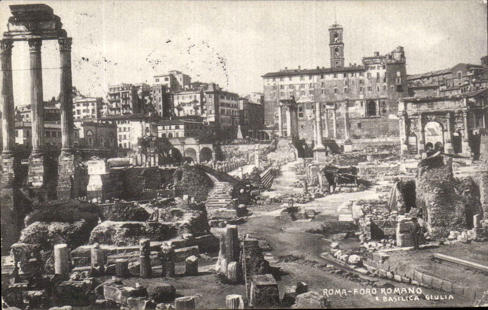 CPA Roma Foro Romano Basilica Giulia
