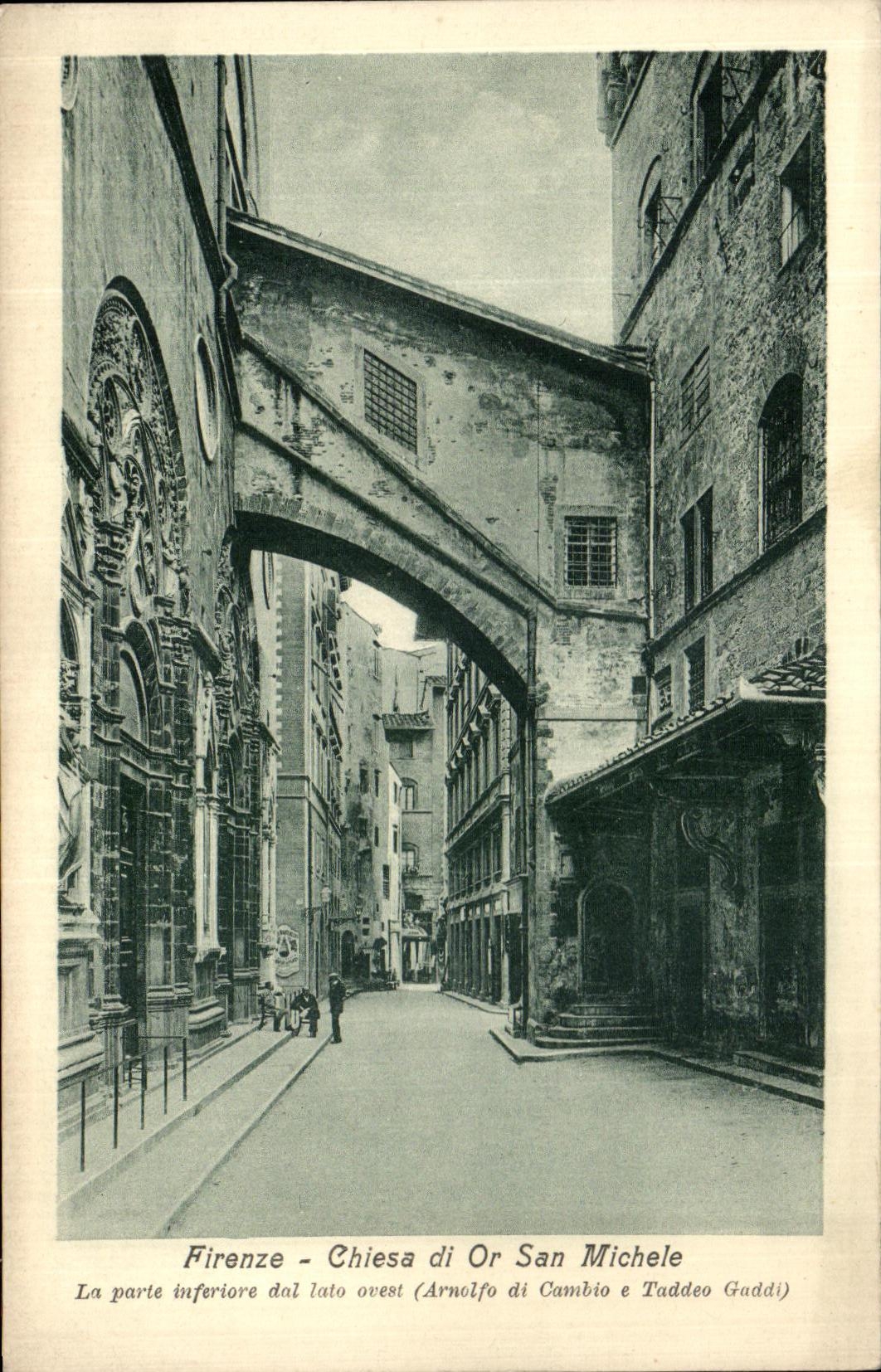 Di o San Micaela de Firenze Chiesa de la POSTAL de la VENDIMIA