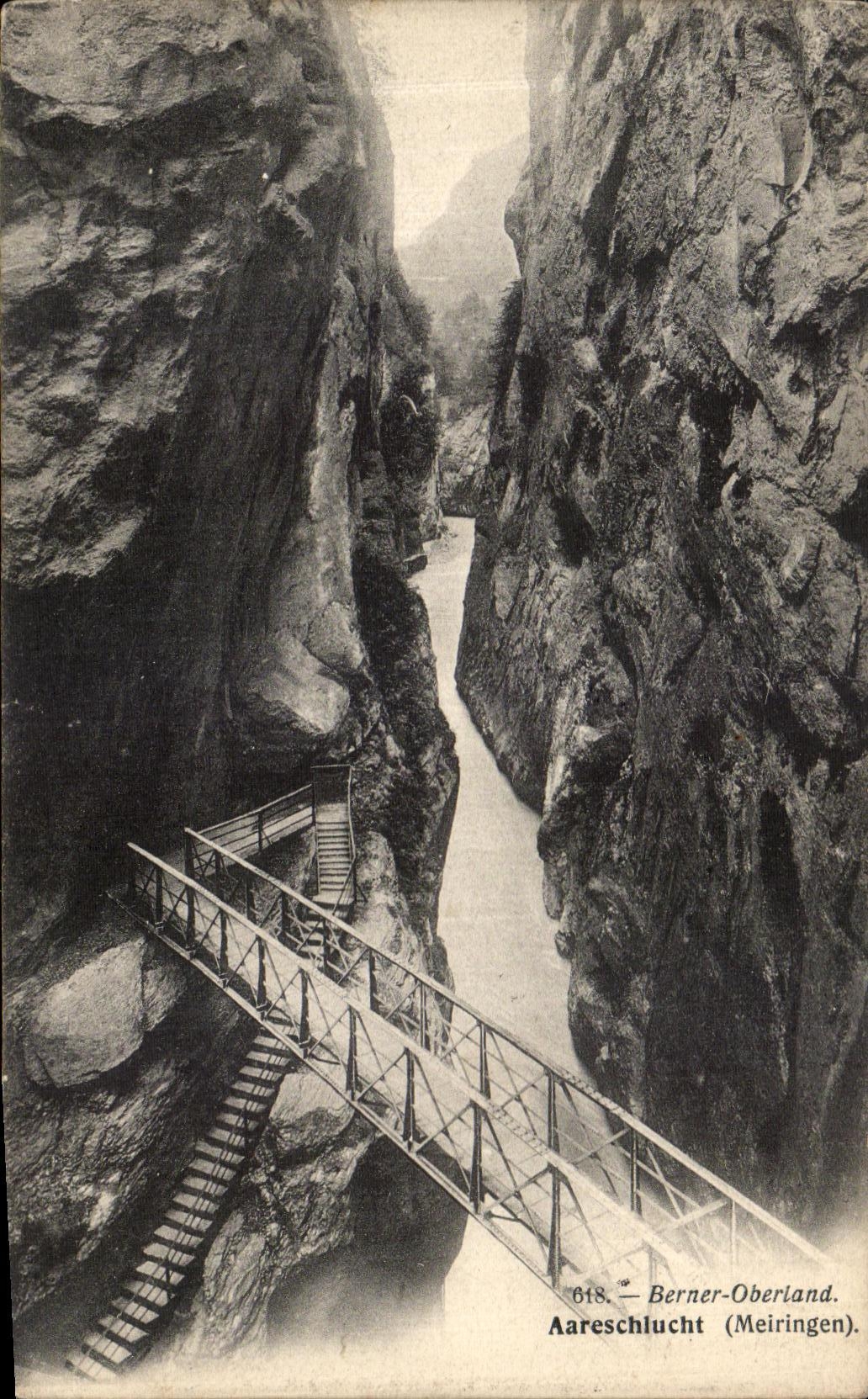 CPA Berner Oberland Aareschlucht Meiringen