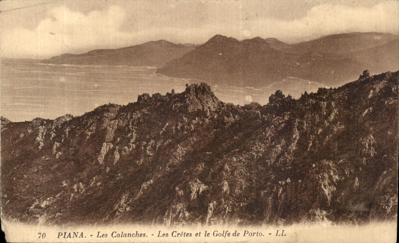 CPA Piana Les Calanches Les Cretes et le Golfe de Porto