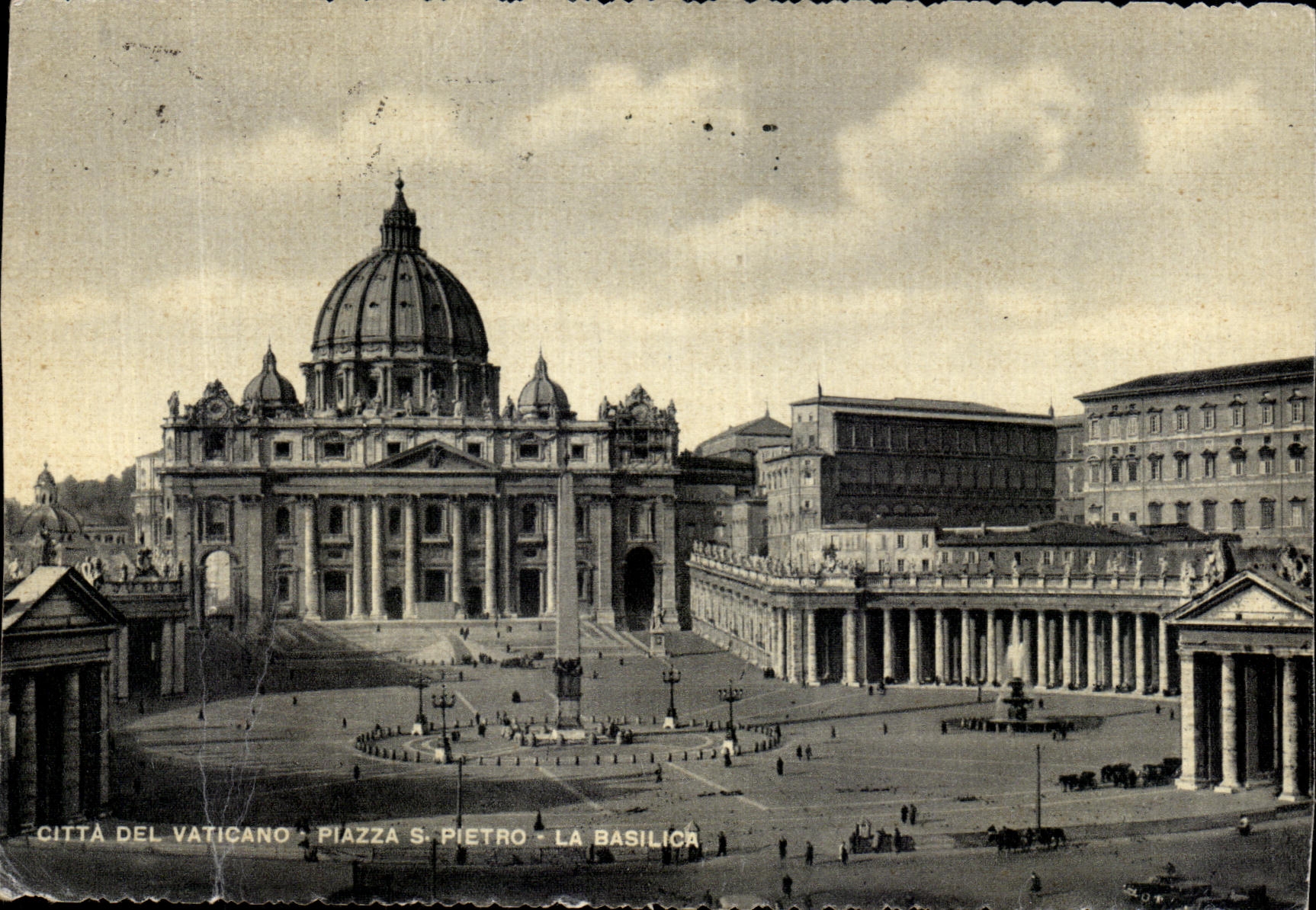 CPA Citta Del Vaticano Piazza S Pietro La Basilica