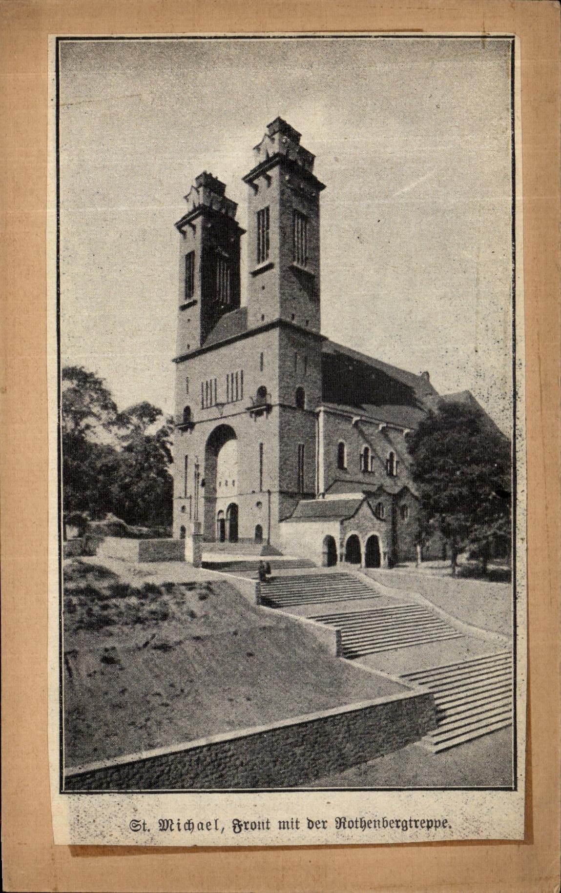 VINTAGE POSTCARD St Michael