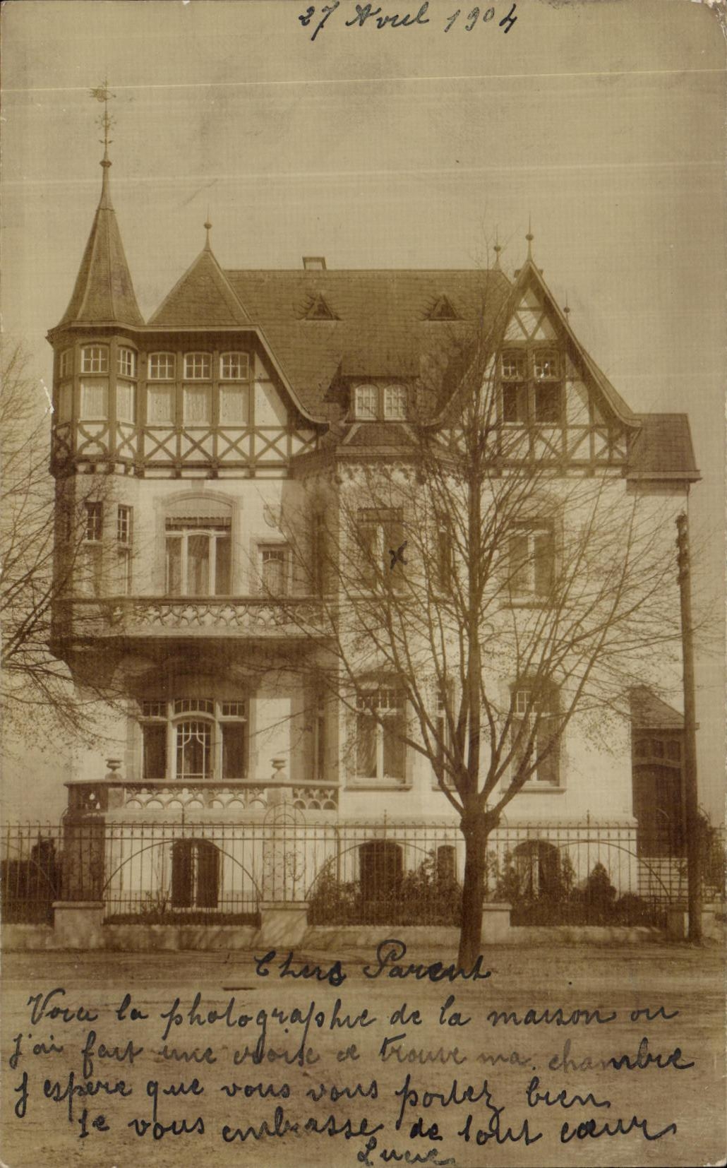 CARTE PHOTO kkln Maison