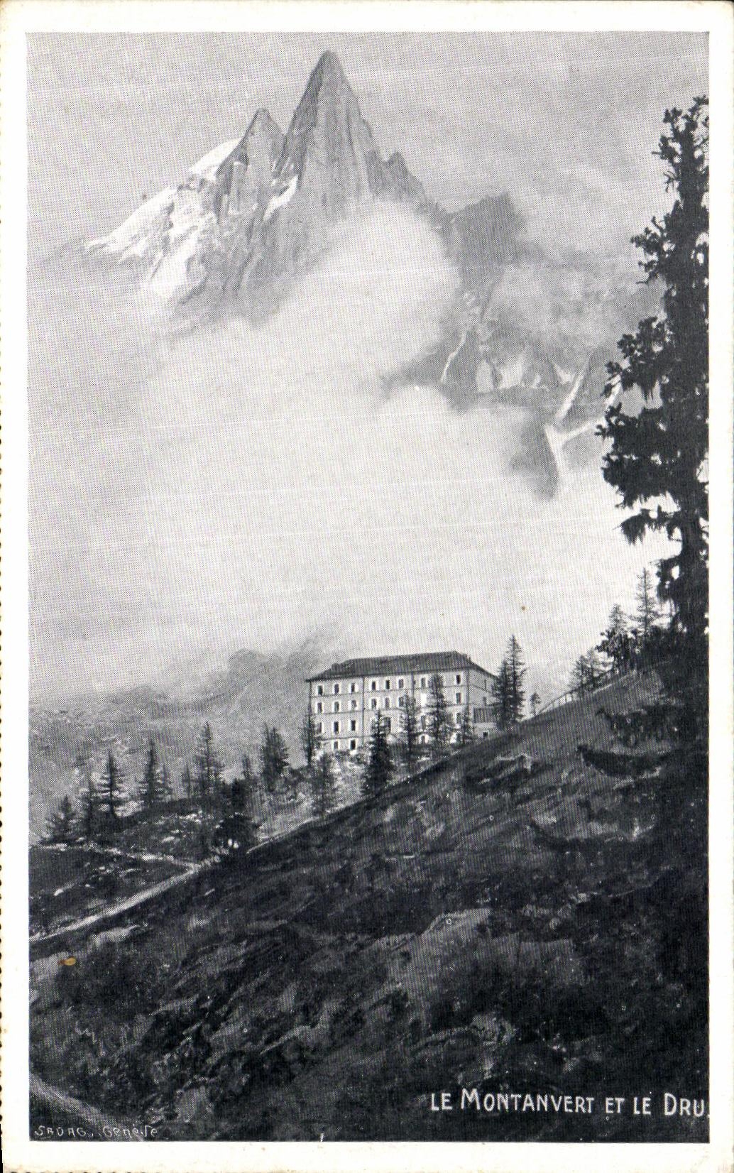 CPA Le Montanvert Et Le Dru 