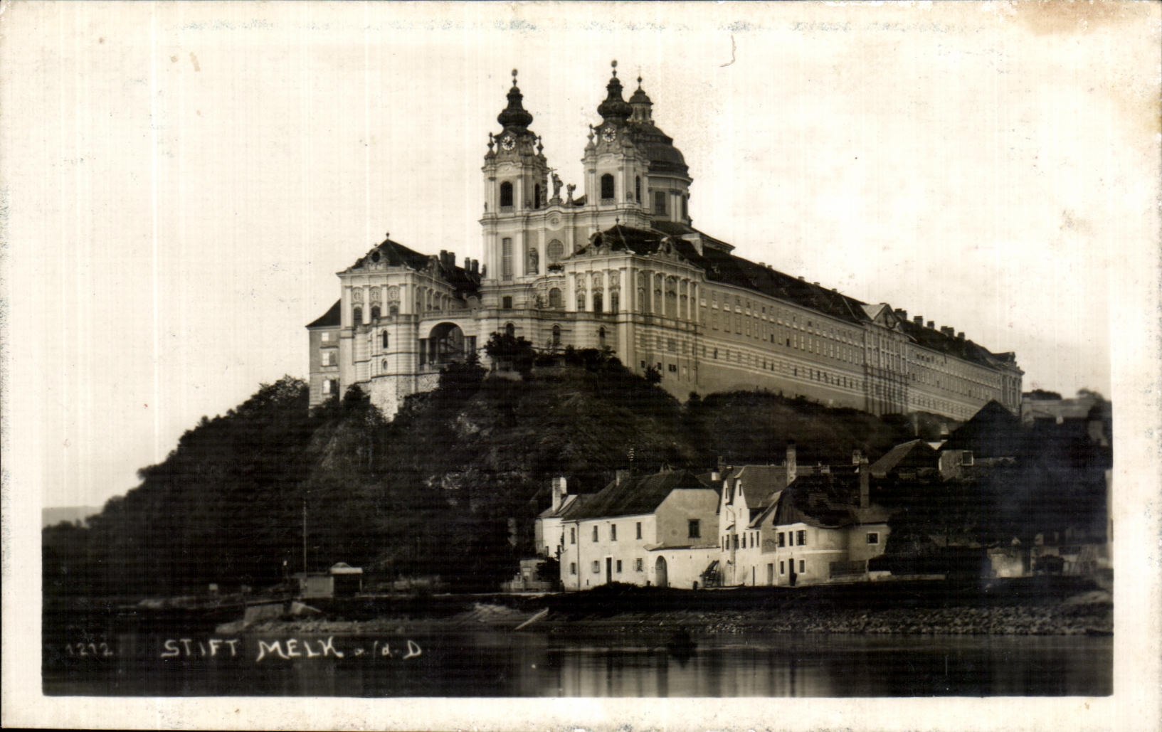 VINTAGE POSTCARD Stift Melk