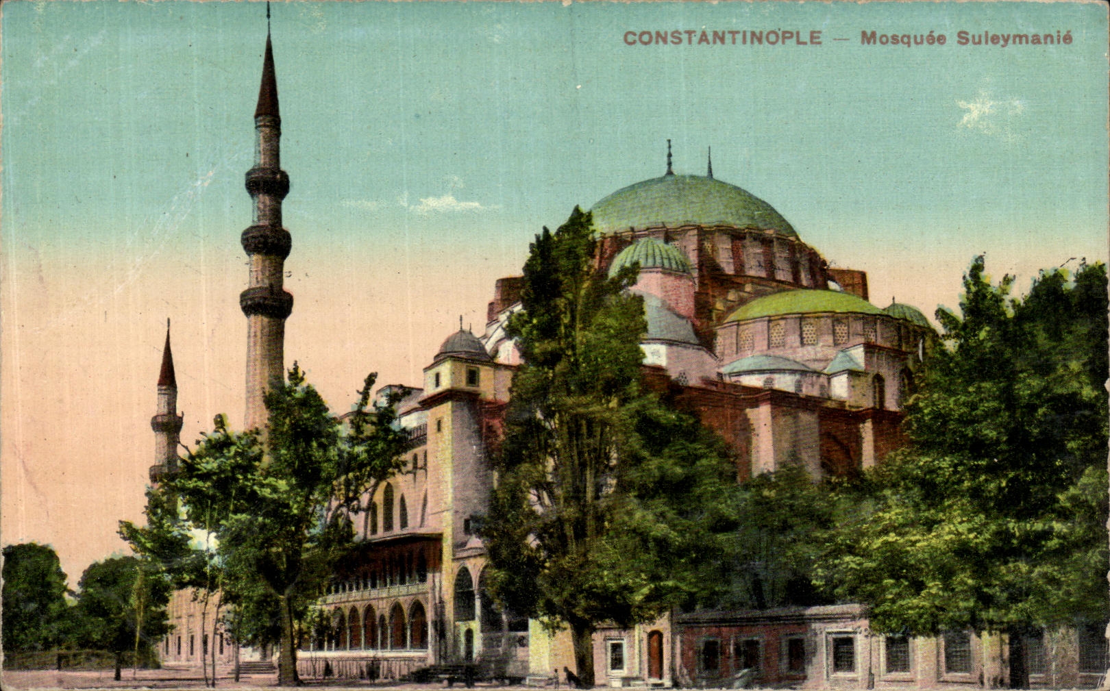 CPA Constantinople Mosquee Suleymanie Turquie