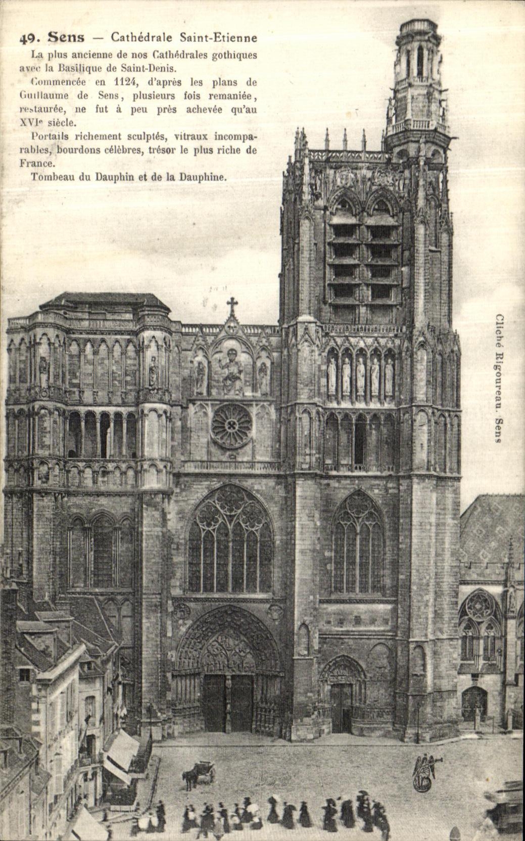 CPA Sens Cathedrale Saint Etienne