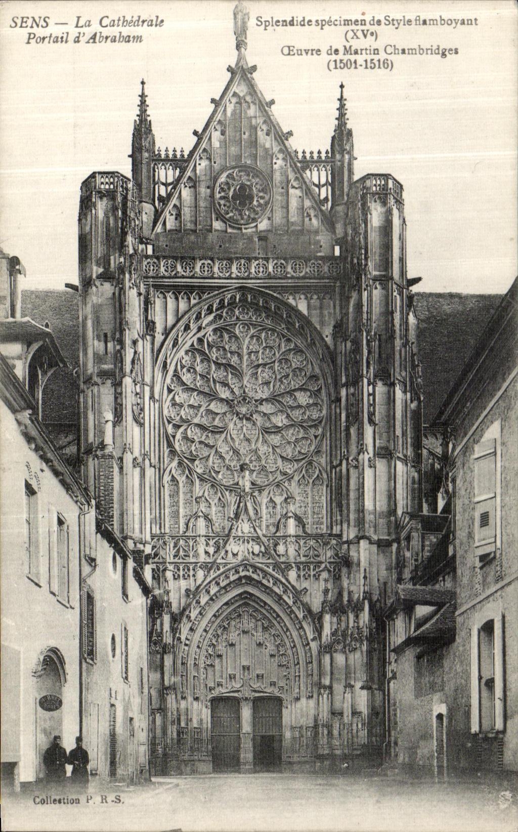 CPA Sens La Cathedrale Portail d Adraham