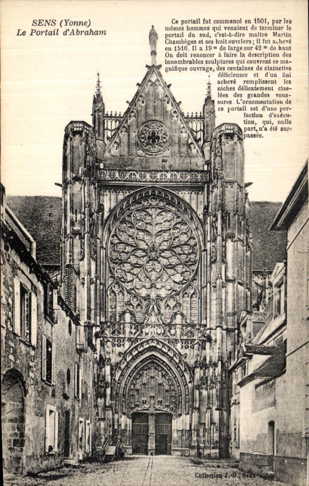 CPA Sens Le Portail d Abraham
