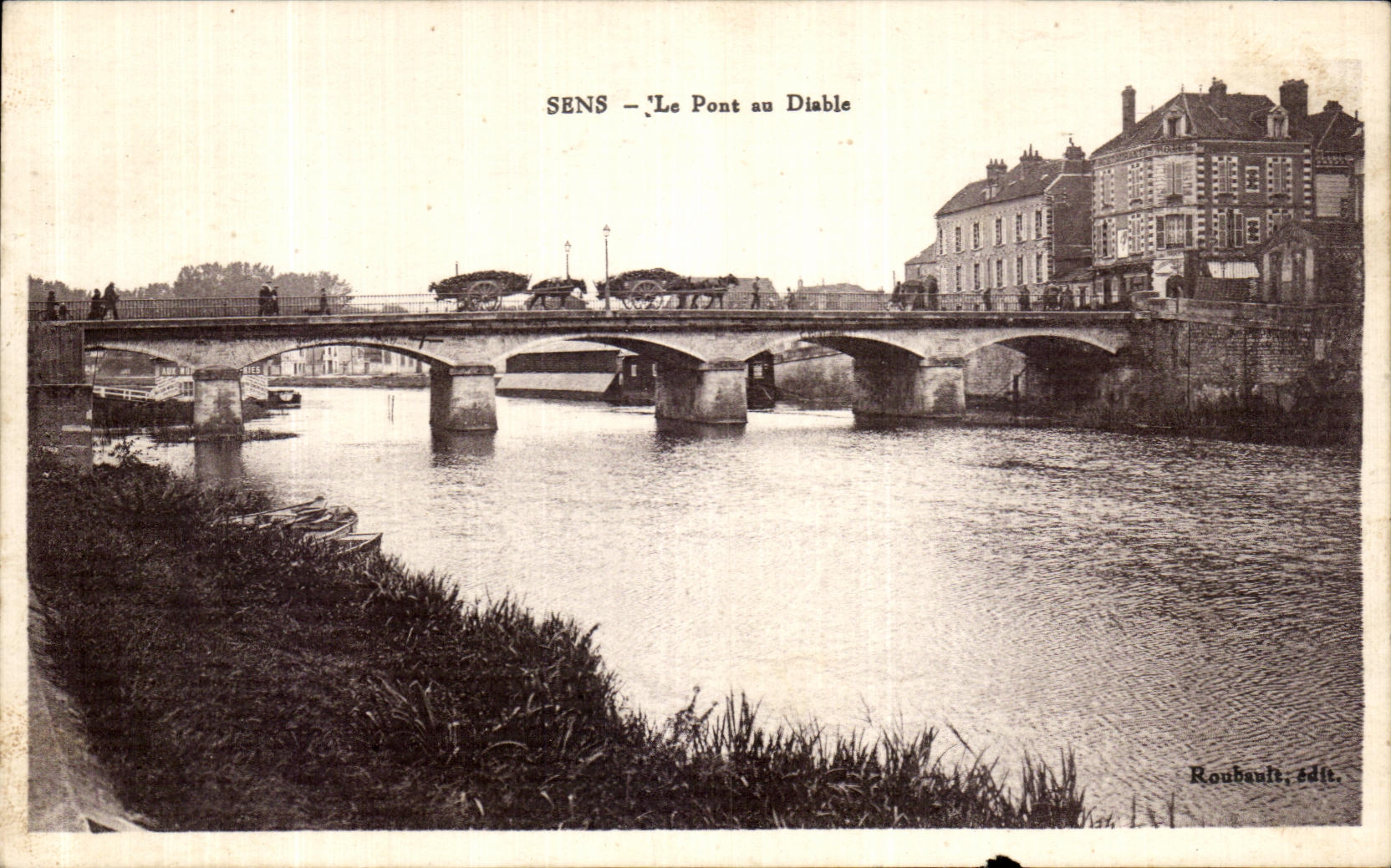 CPA Sens Le Pont au Diable
