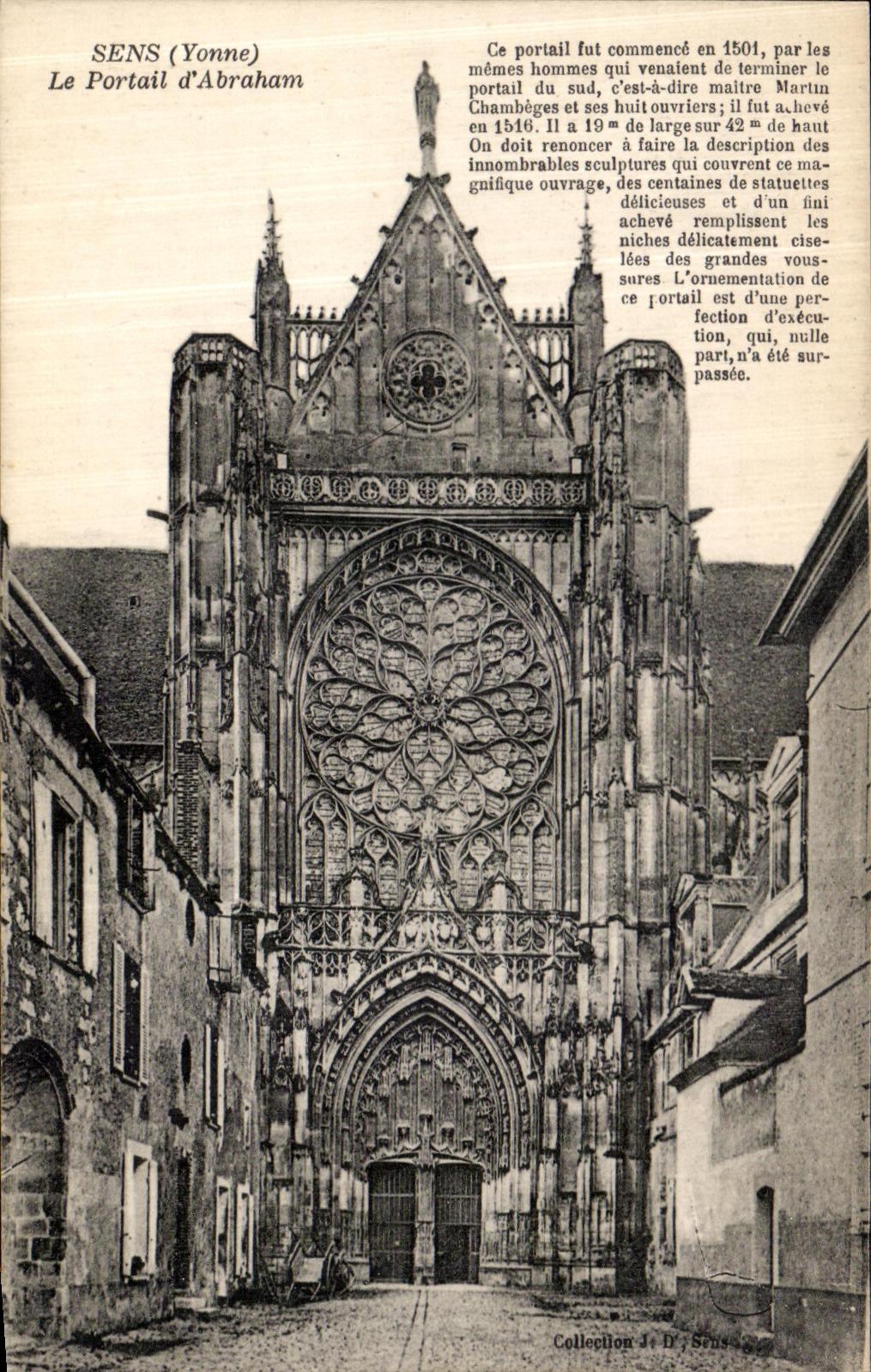 CPA Sens Le Portail d Abraham