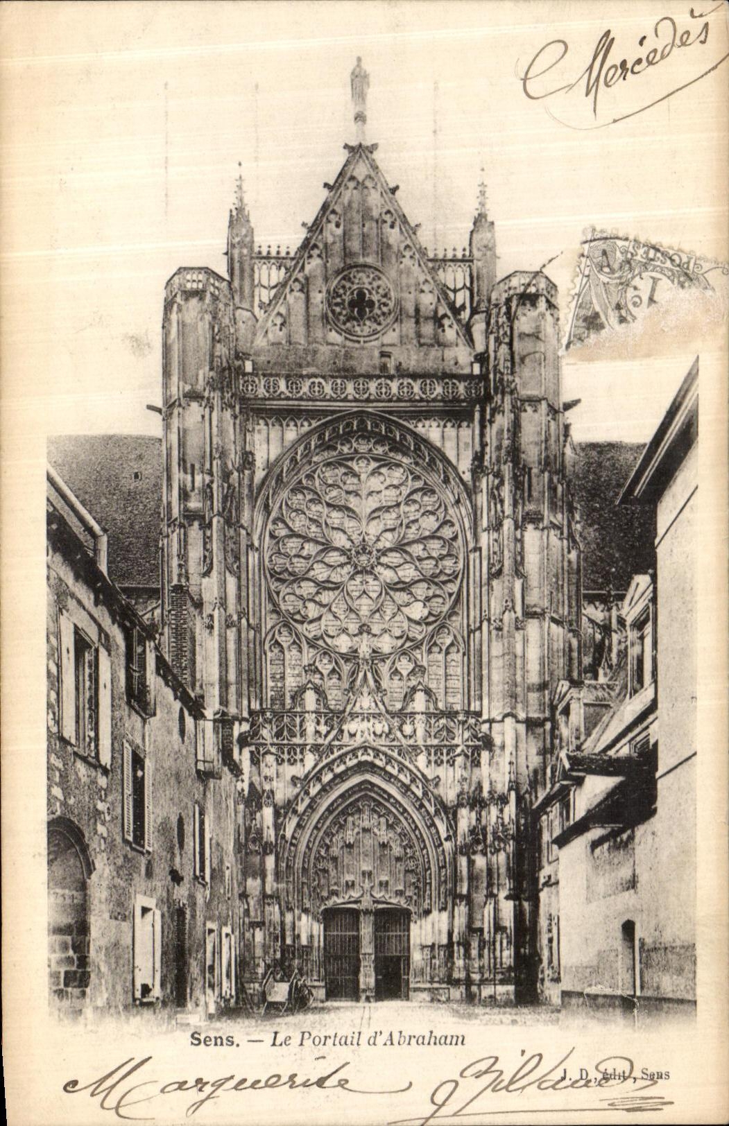 CPA Sens Le Portail d Abraham