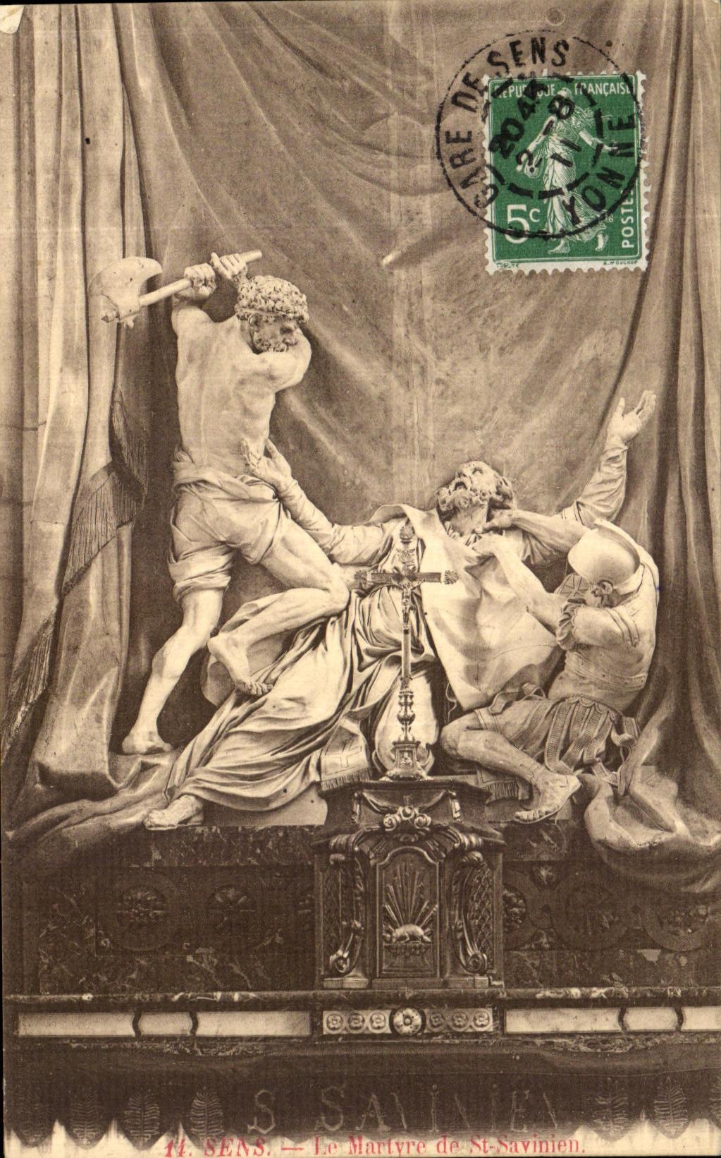 CPA Sens Marlyre de St Savinien