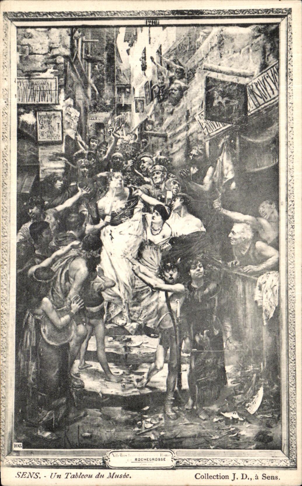 CPA Sens Un Tableau du Musee