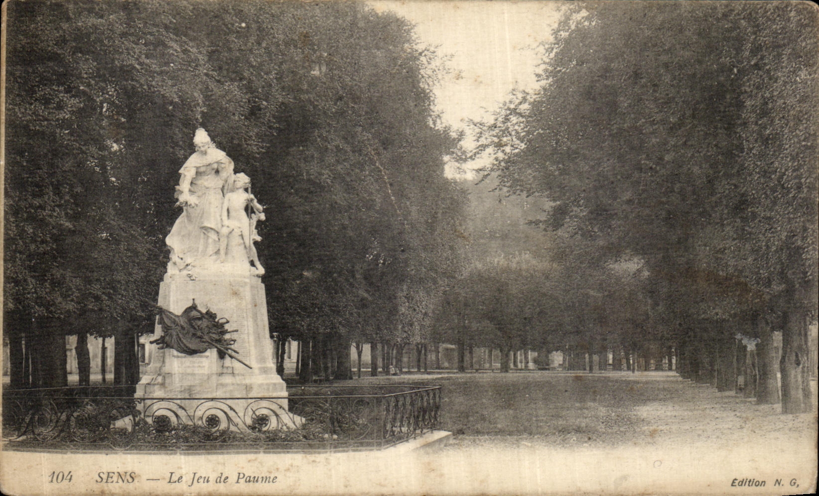 CPA Sens Le Jeu de Paume