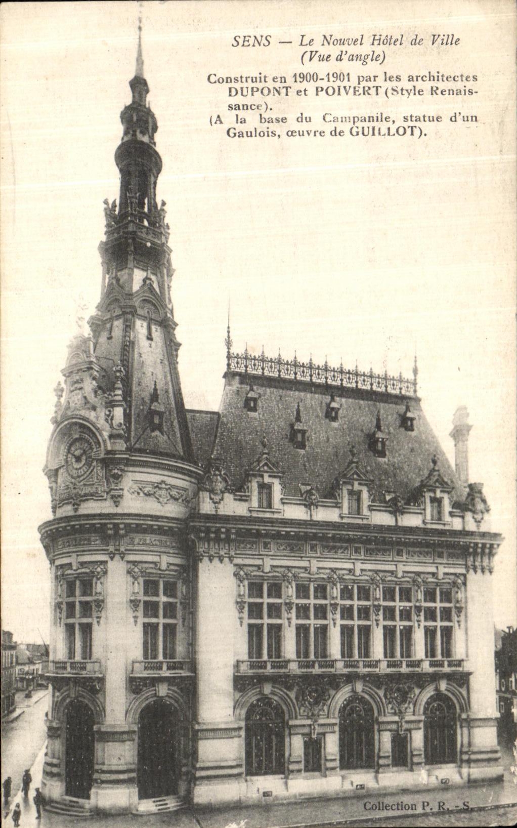 CPA Sens Le Neuvel Hotel de Ville