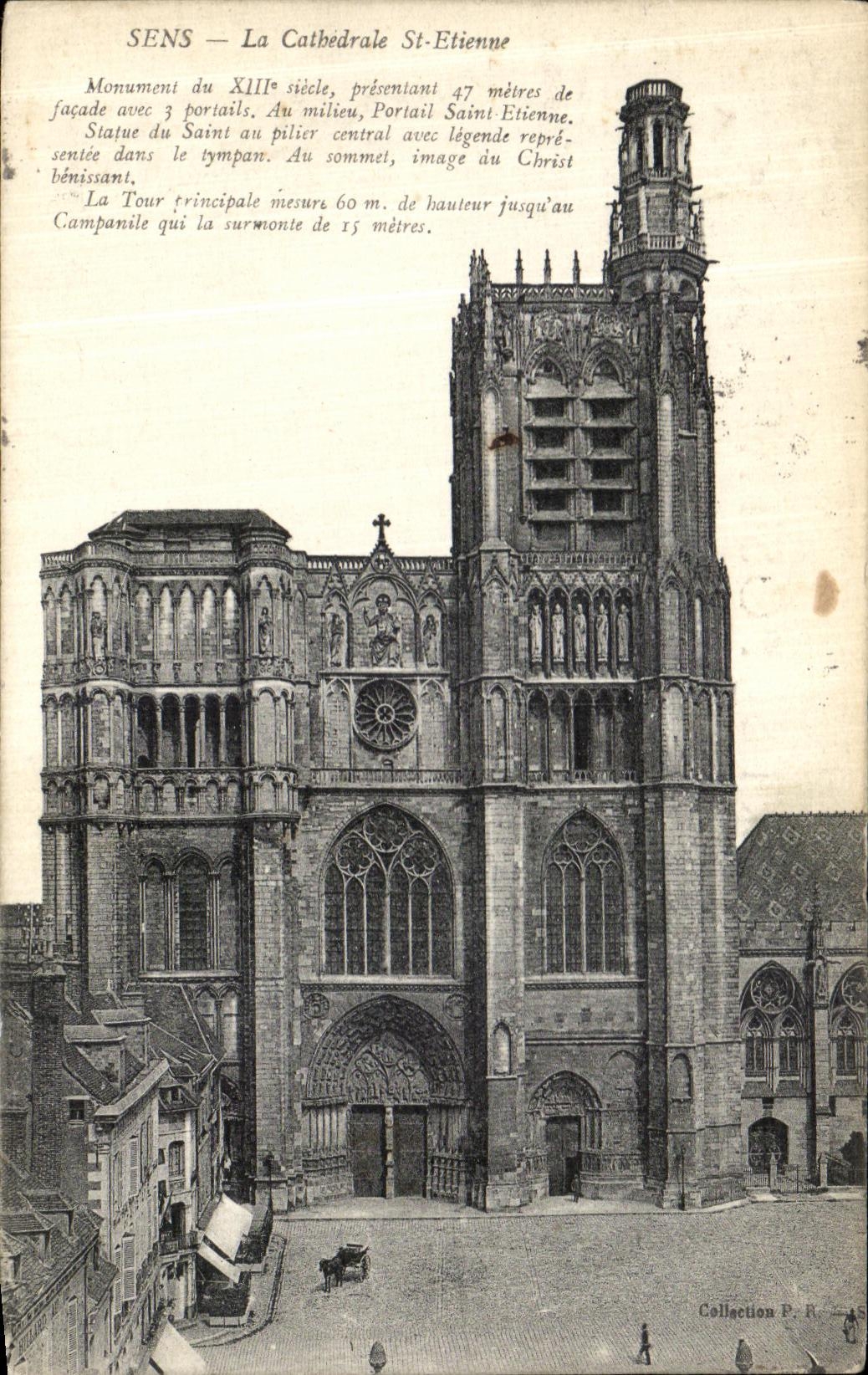 CPA Sens La Cathedrale St Etienne 