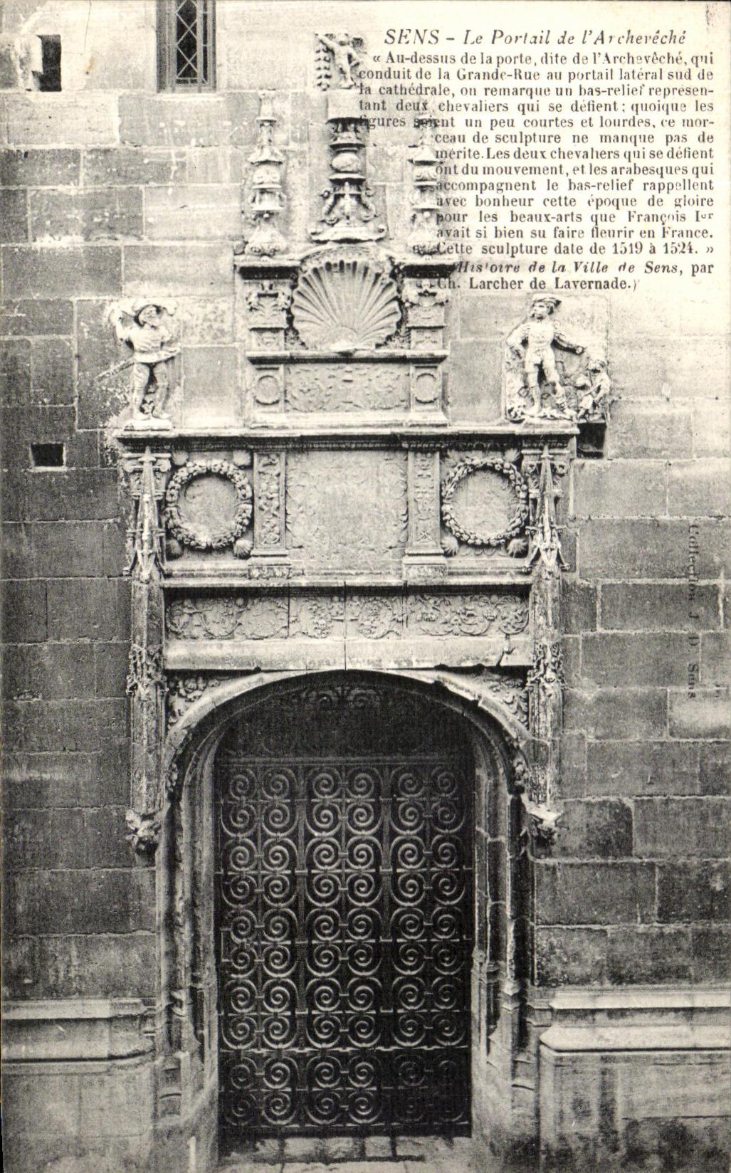 CPA Sens Le Portail de I Archeveche