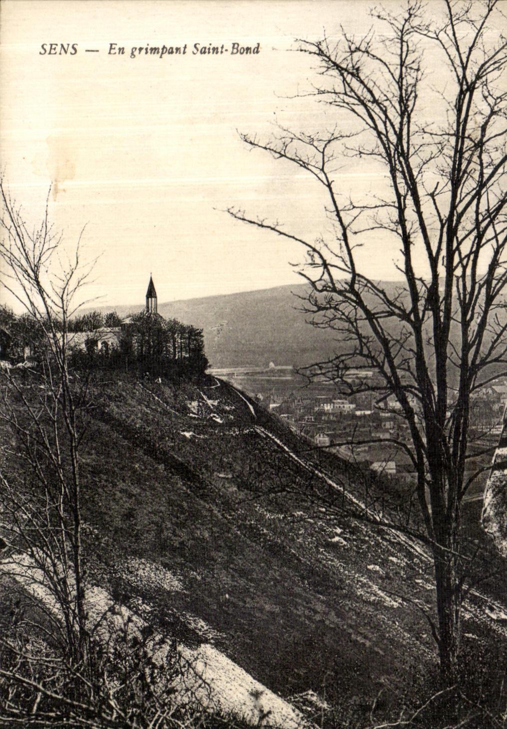 CPA Sens En grimpant Saint Bond