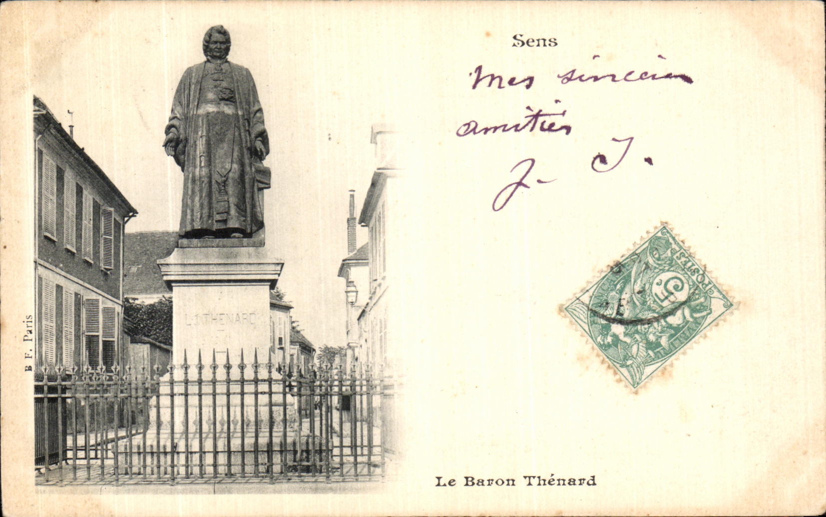CPA Sens Le Baron Thenard