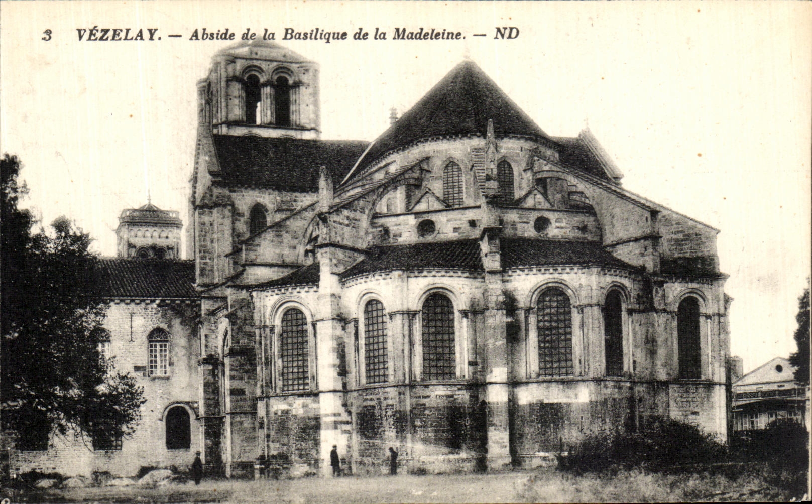 CPA Vezelay Abside Basilique de la Madeleine 