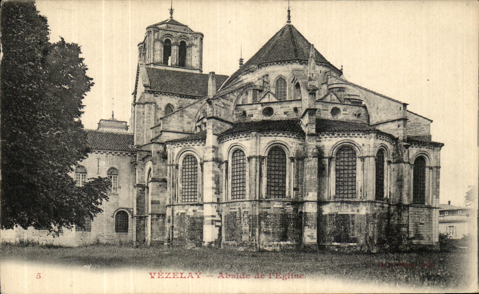CPA Vezelay Abside de L eglise