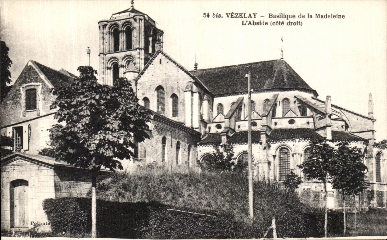 CPA Vezelay Basilique de La Madeleine L Abside 