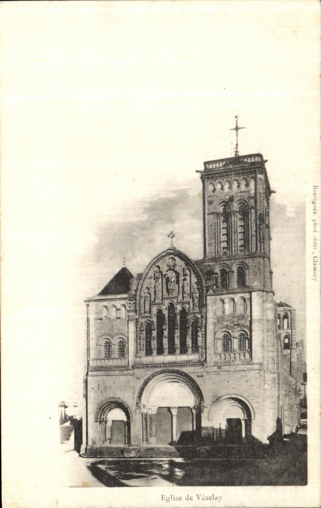 CPA Eglise de Vezelay