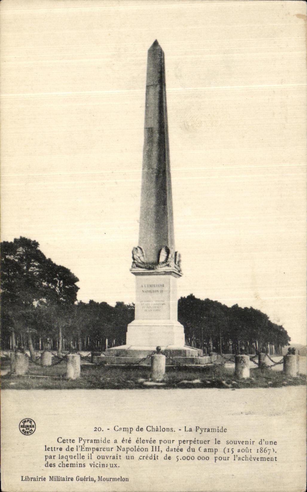 VINTAGE POSTCARD Trawl nets Camp of Trawl nets the Pyramid