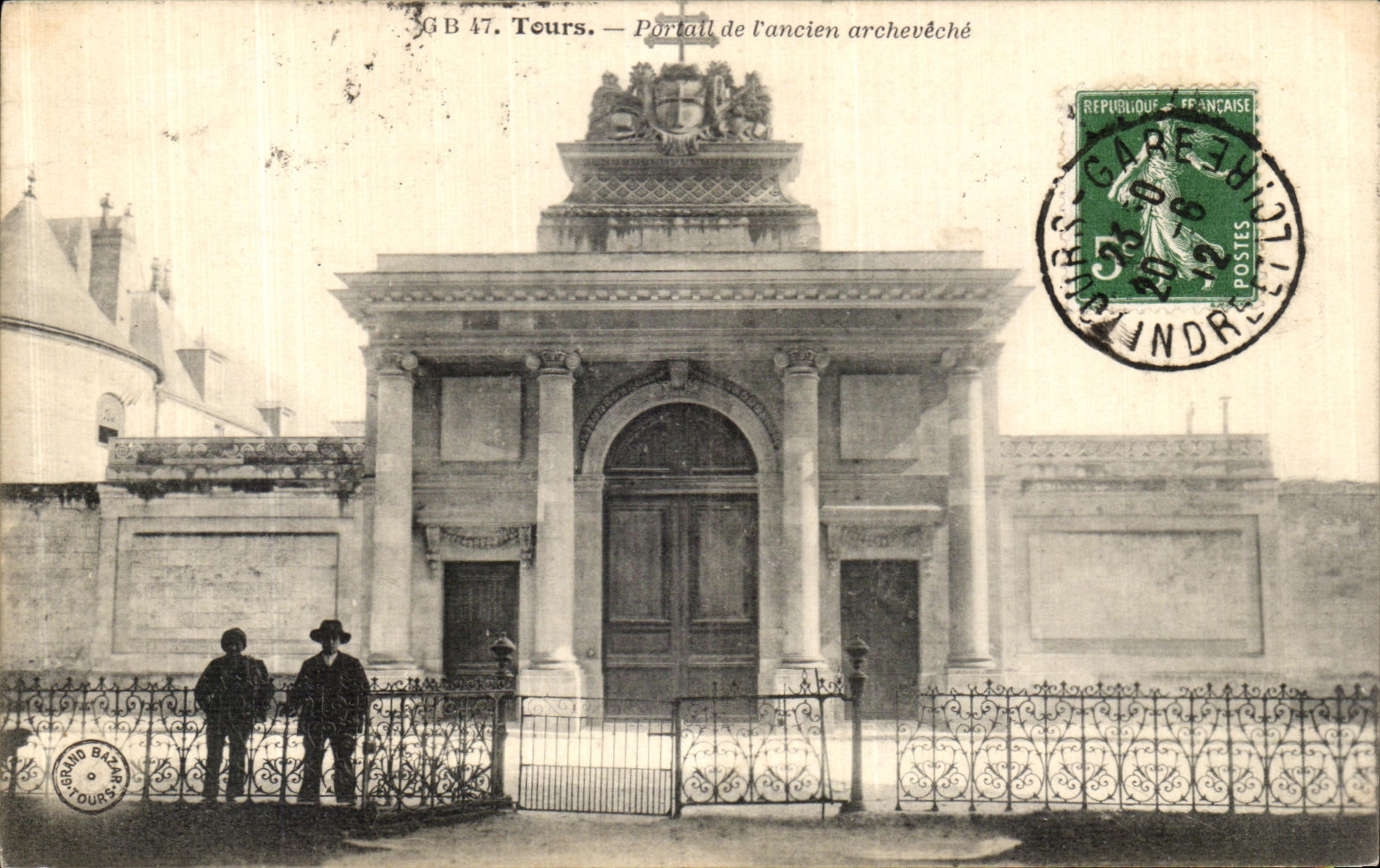 CPA Tours Portail de L ancien Archeveche