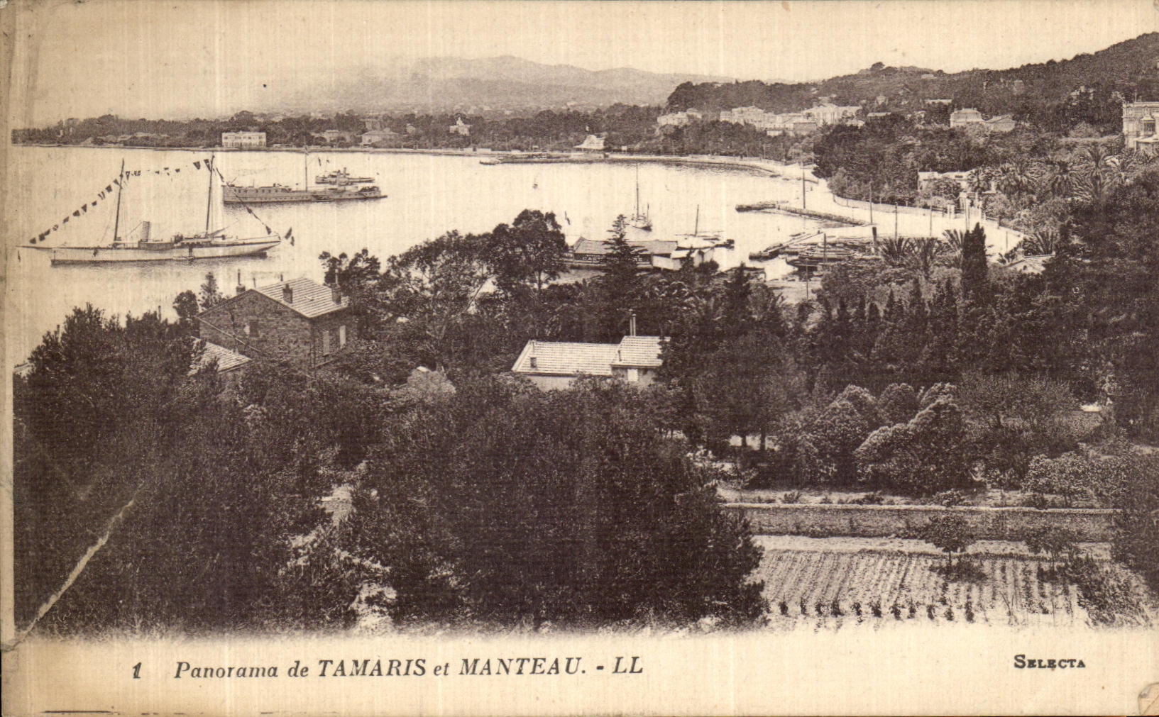 CPA Panorama de Tamaris er Manteau