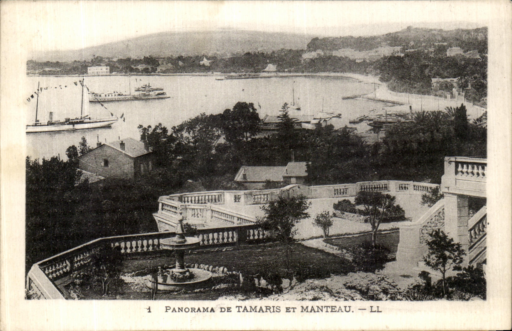 CPA Panorama De Tamaris Et Manteau Bateaux