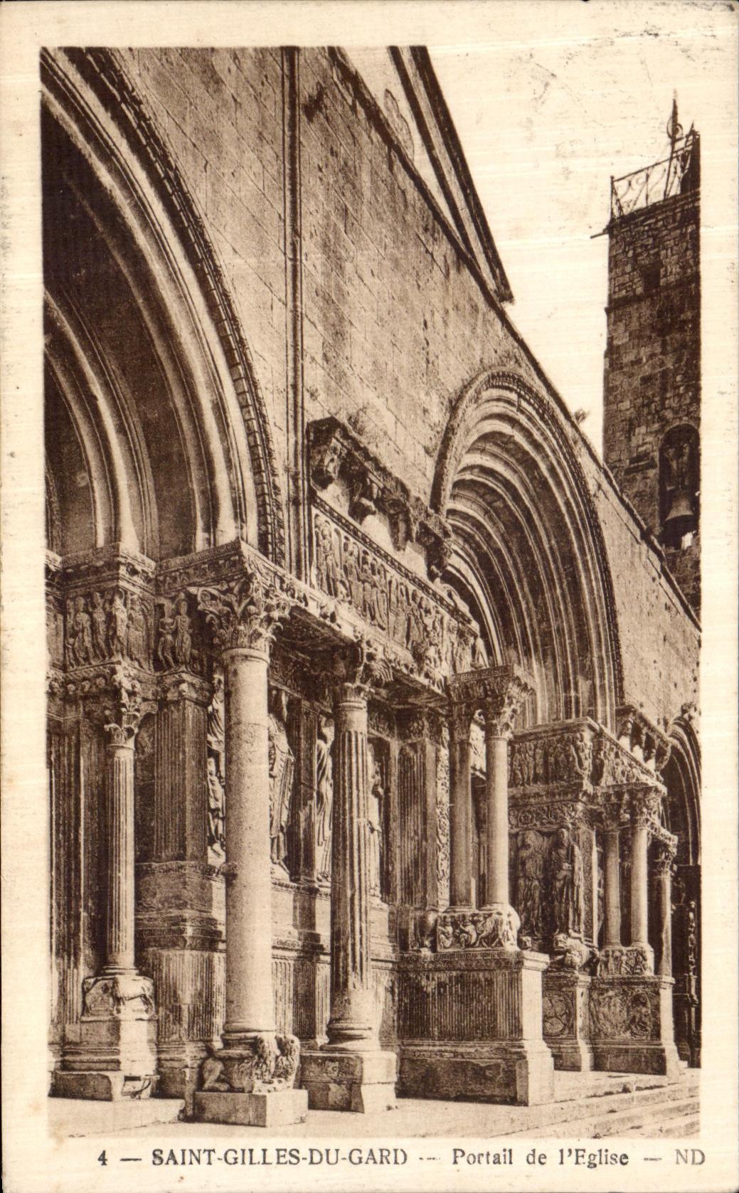CPA Saint Gilles Du Gard Portail de l Eglise